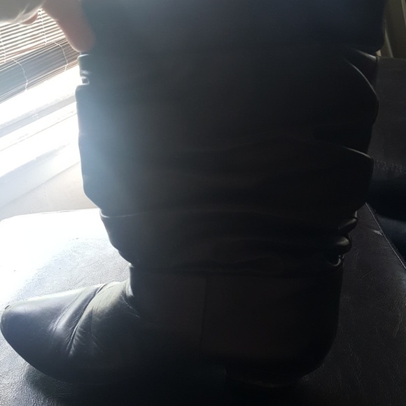 Mid calf genuine leather boots - Picture 4 of 8